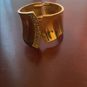 Gold cuff bracelet